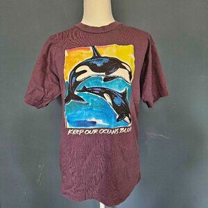 Alore Vintage Keep Our Oceans Blue T-Shirt